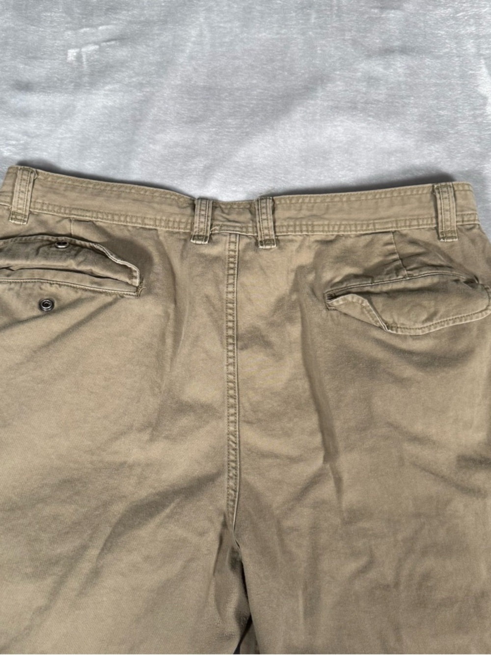 Vintage Polo Jeans Co Cargo Pants Mens 40x32 (Fits 39x30) Wide Leg Y2K Green - Picture 6 of 13